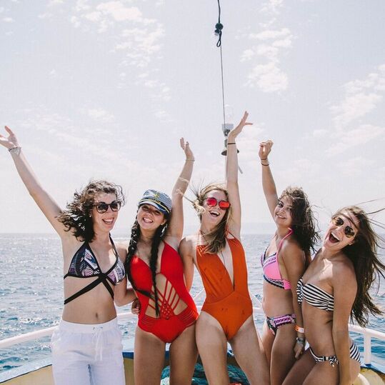 boat party, beach, girls, cocktails, fun, sun, summer, croatia
