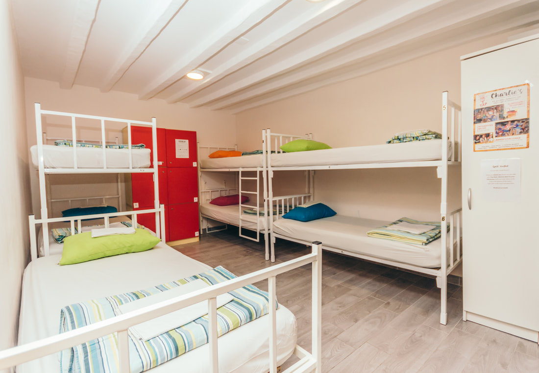 dorm room, bunk beds,  best hostel in split